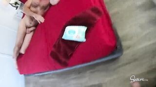 Spanyol milf mami hátsó lyukba tolva