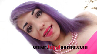 Legalporno - Bula piercinges orosz csajszika hátsó nyílásba rakva