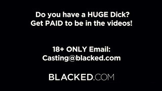 Blacked - Anissa Kate kettő fekte pöcst kap