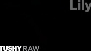 TUSHYRAW - barna maca hatalmas puncija keményen megkúrelva