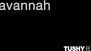 TUSHYRAW - Savannah Bond ánuszába csoki kukit tolnak