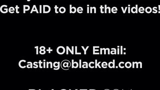 BLACKED - szőrös pinájú pipi kedveli a csoki dárdát