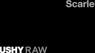TUSHYRAW - Scarlett keményen hátsó lyukba reszelve