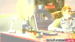Digital Playground - Franceska Jaimes az irodában meghágva