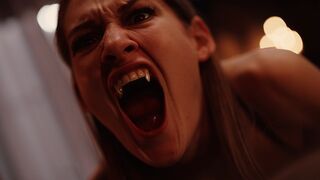 Sötét Vágyak Kastélya - Vampired Csábításában Egy Csábos Világos Szőke Úrnő és Egy Szemérmes Pipi Tiffany Tatummal és Leana Lovings-szal